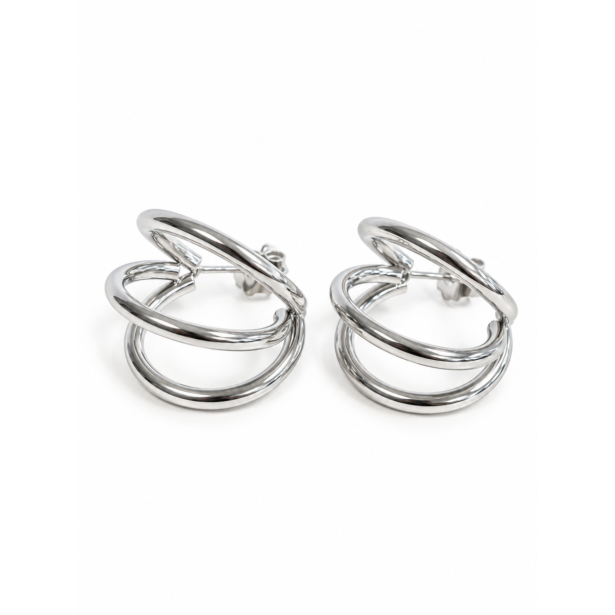 Hypoallergenic Minimalist Stainless Steel Huggie Earrings