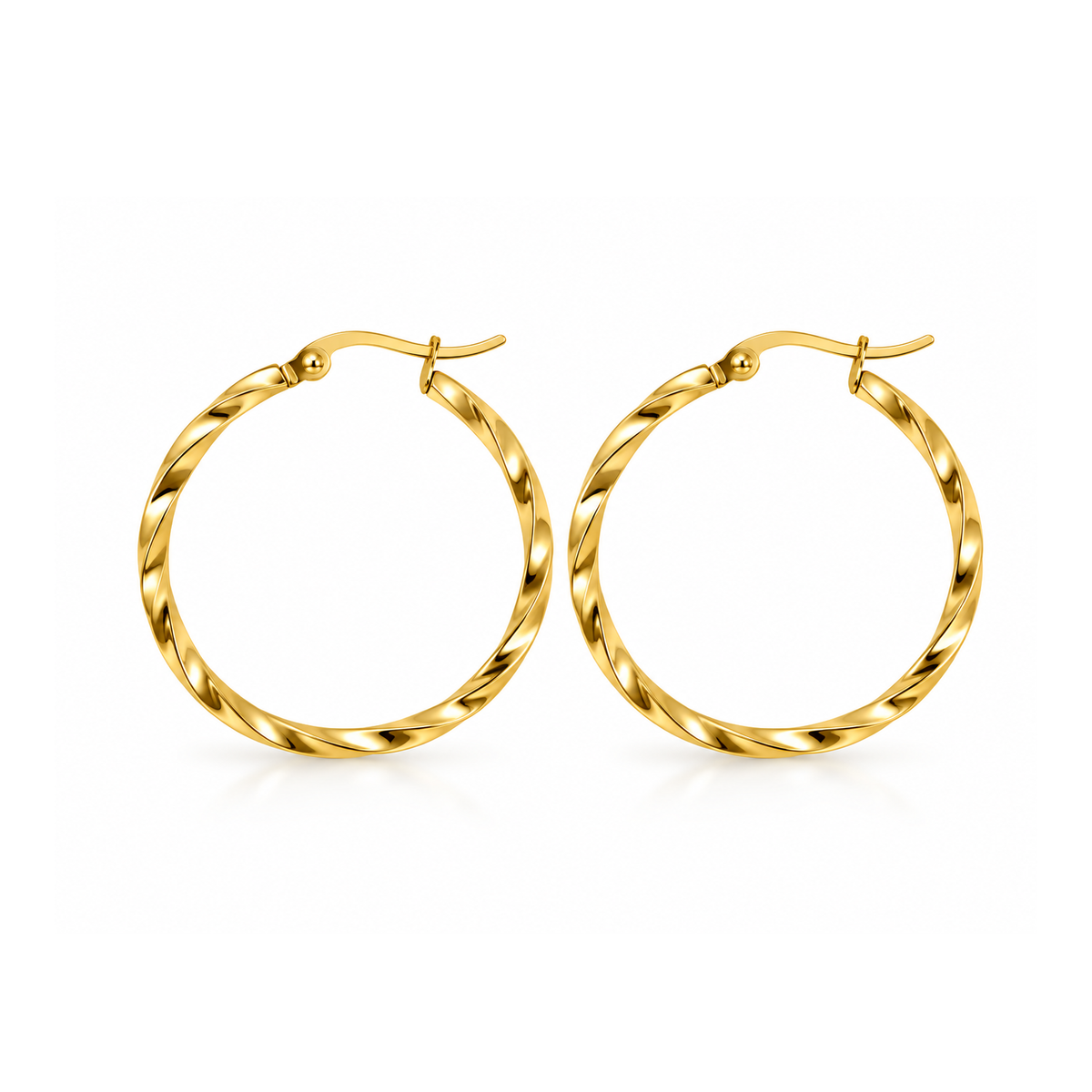 Minimalist Stainless Steel Huggie Hoop Earrings