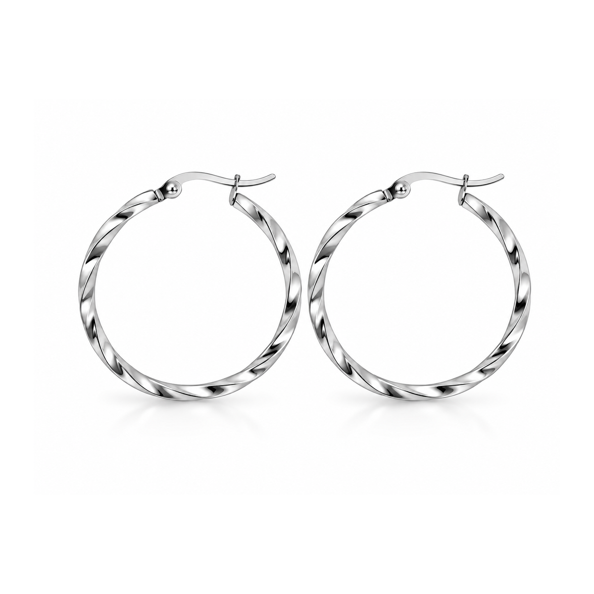 Minimalist Stainless Steel Huggie Hoop Earrings