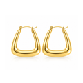 Minimalist Stainless Steel Huggie Hoop Earrings