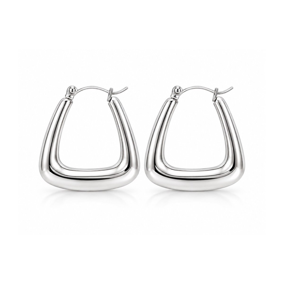 Minimalist Stainless Steel Huggie Hoop Earrings