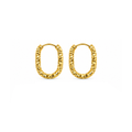 Fashion Minimalist Stainless Steel Huggie Earrings for Women