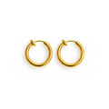 Minimalist Mirror Polished Hoop Earrings for Women