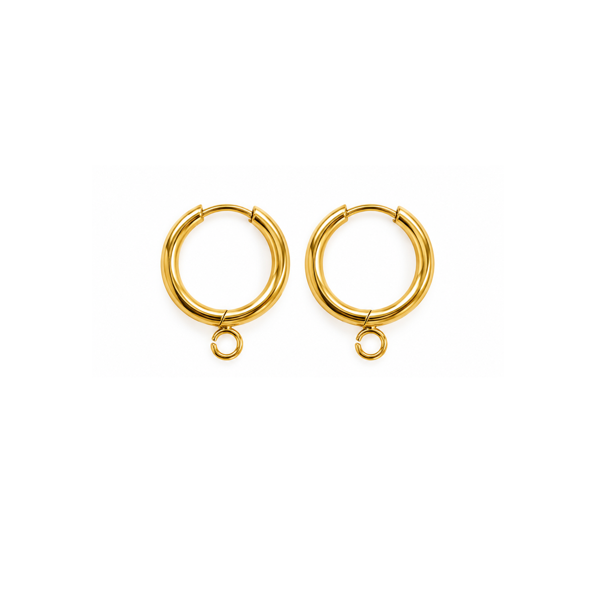 Minimalist Stainless Steel Huggie Hoop Earrings
