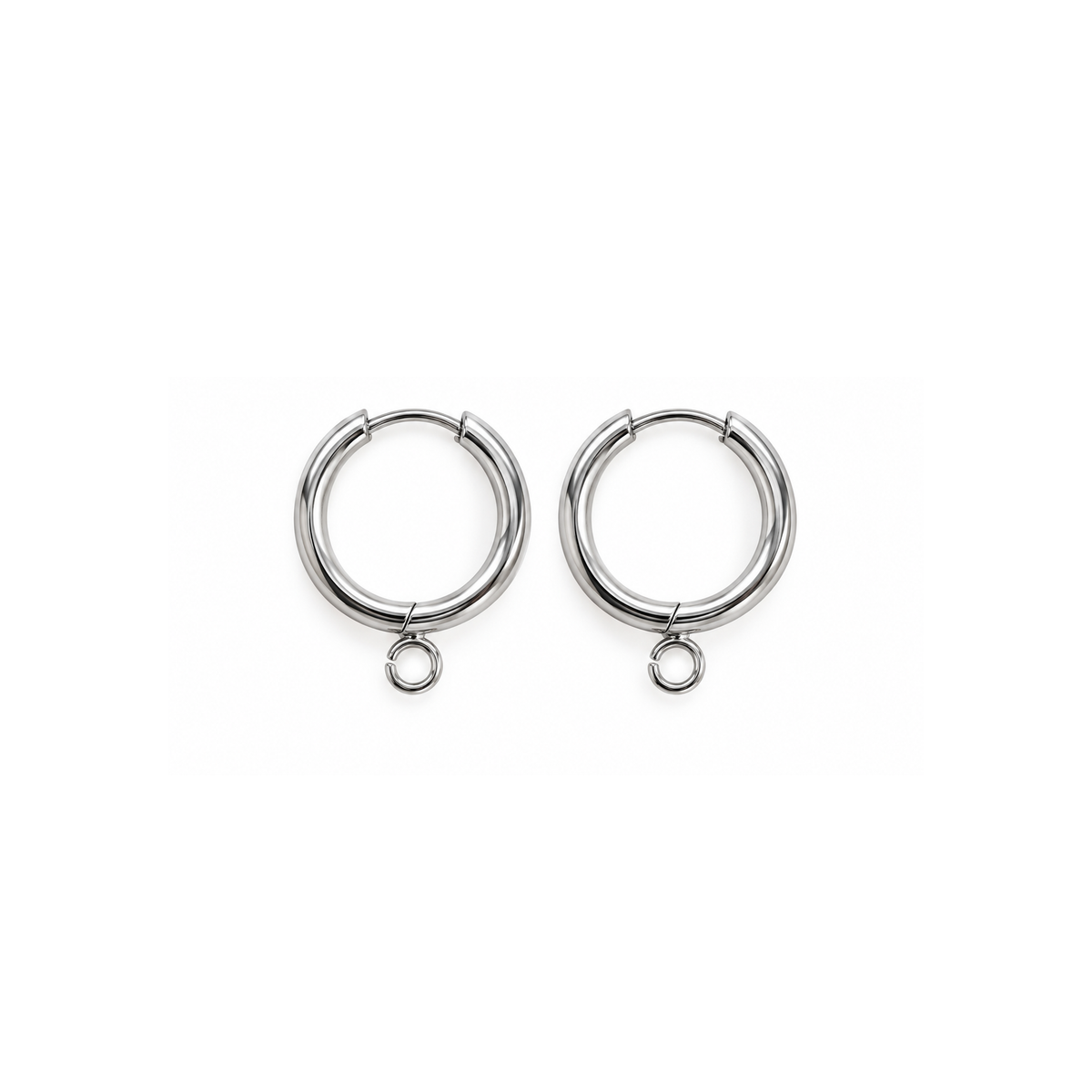 Minimalist Stainless Steel Huggie Hoop Earrings