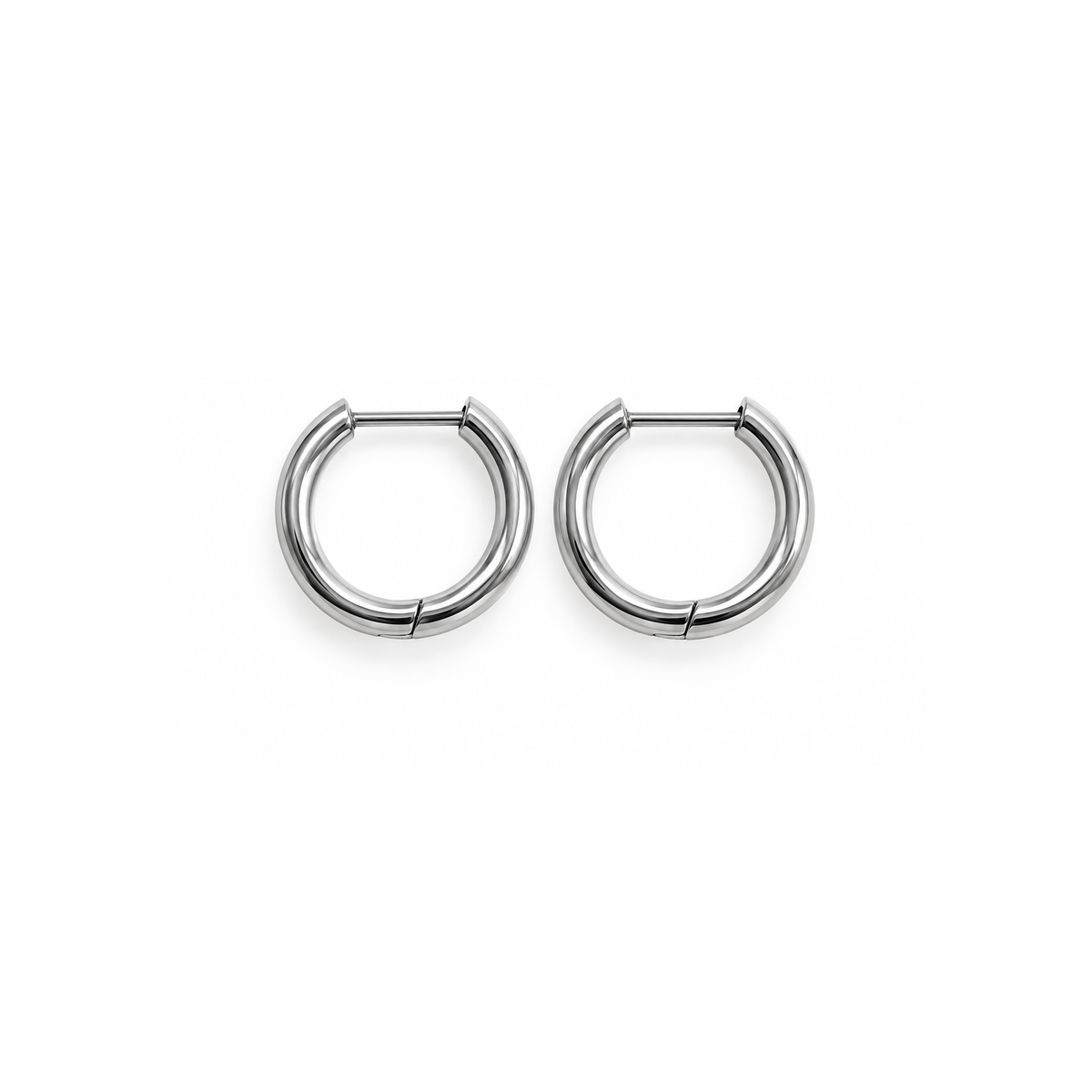 Minimalist Stainless Steel Huggie Hoop Earrings