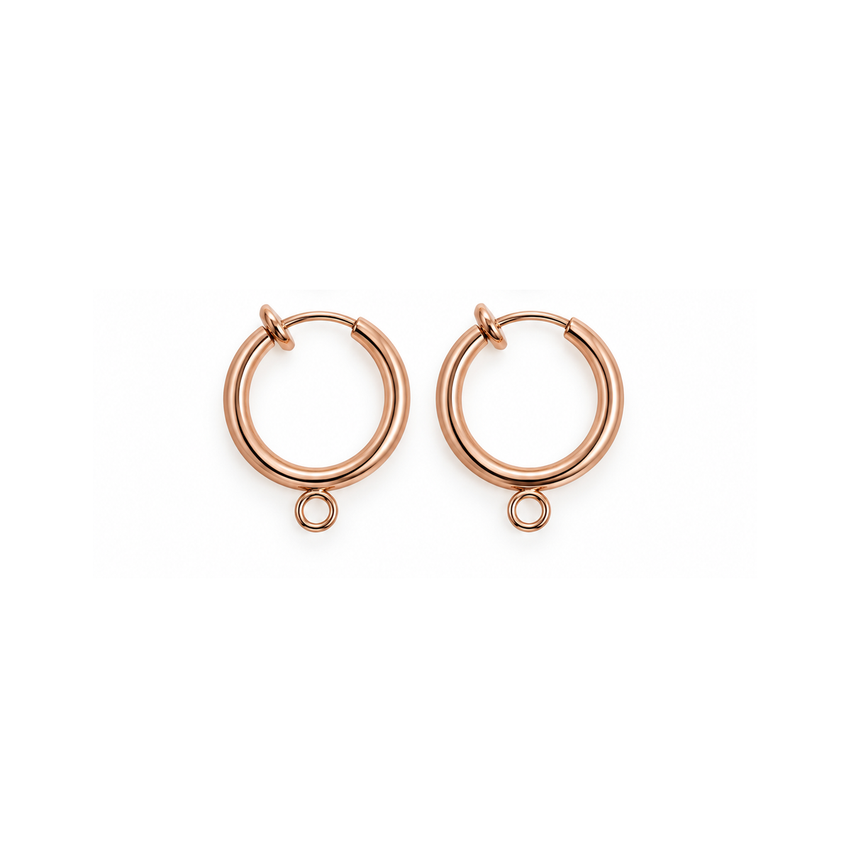 Minimalist Stainless Steel Huggie Hoop Earrings
