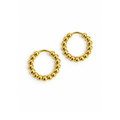 Fashion Minimalist Stainless Steel Huggie Earrings for Women
