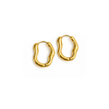 Minimalist Stainless Steel Huggie Hoop Earrings